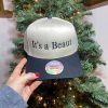il_fullxfull.7553993481_e3n7-1.jpg It's a Beaut - Funny Christmas Hat (Inspired by Christmas Vacation) Embroidered Trucker Hat detail view 2