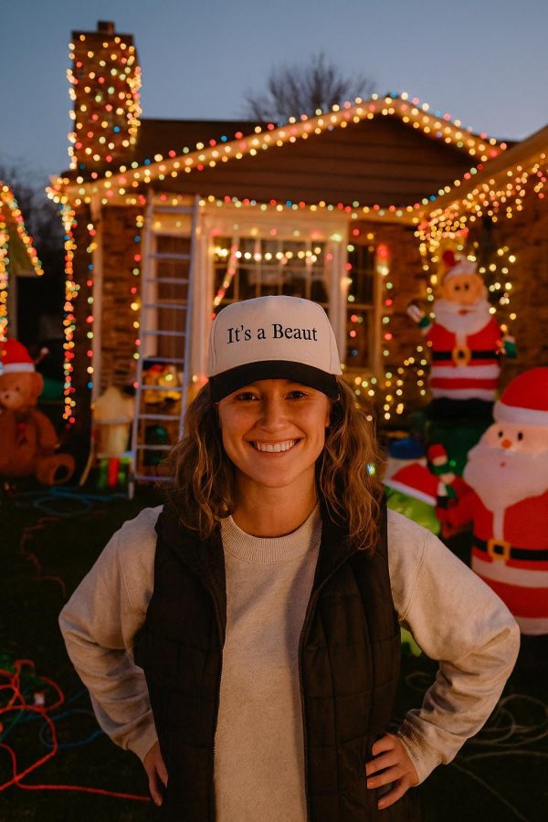 il_fullxfull.7554024229_8jqv-1.jpg It's a Beaut - Funny Christmas Hat (Inspired by Christmas Vacation) Embroidered Trucker Hat detail view 3